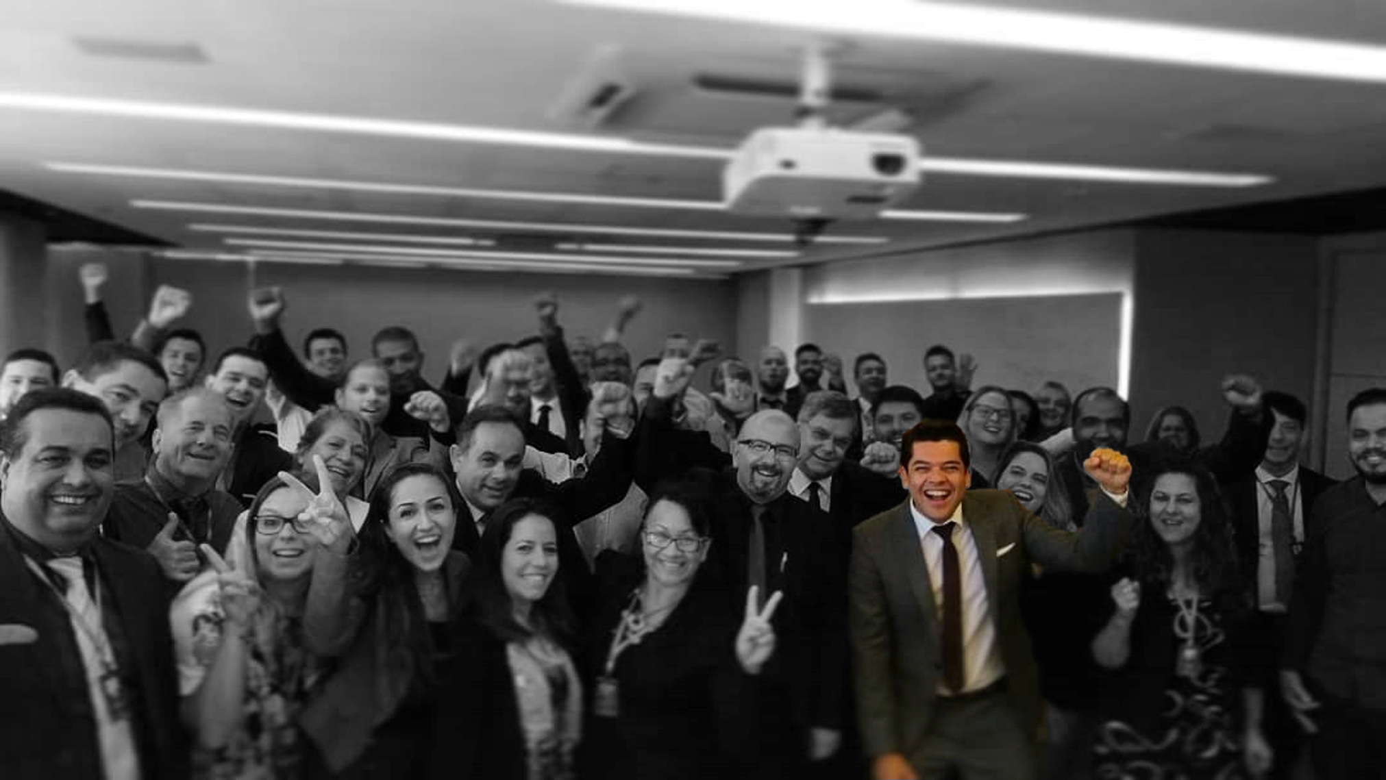 Marcelo Paixão em momento com público