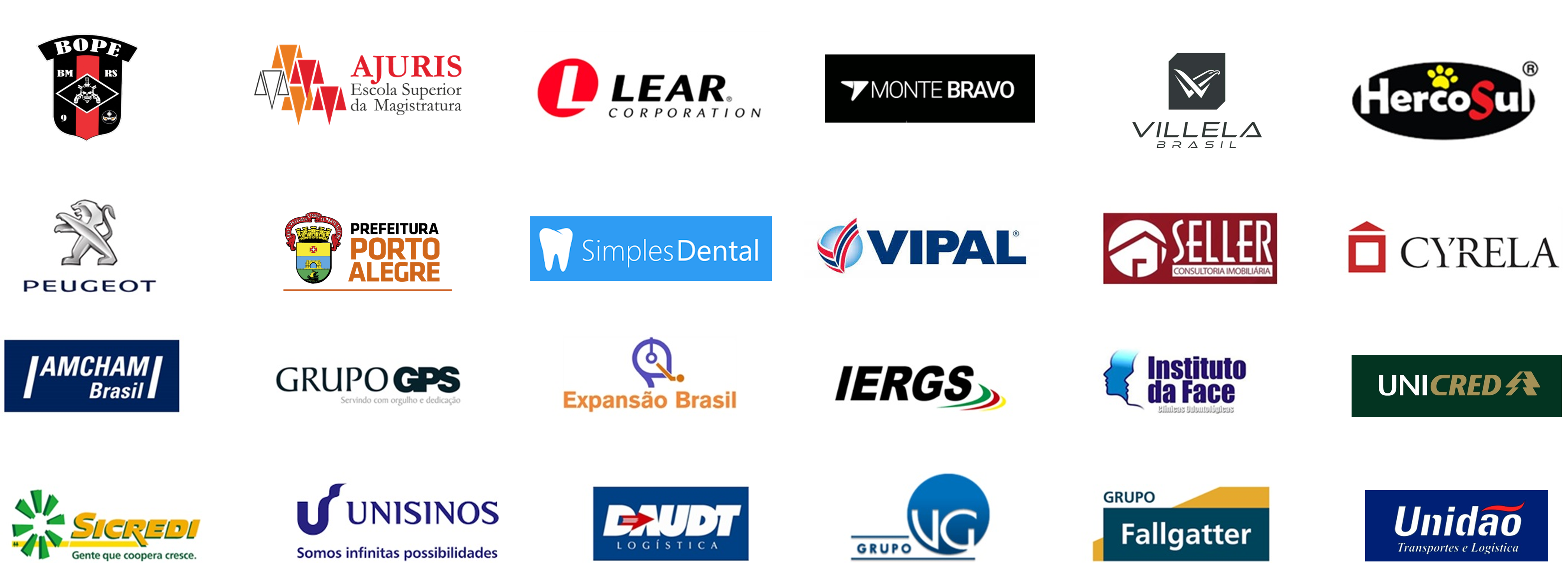 Empresas e instituições com as quais Marcelo Paixão já atuou